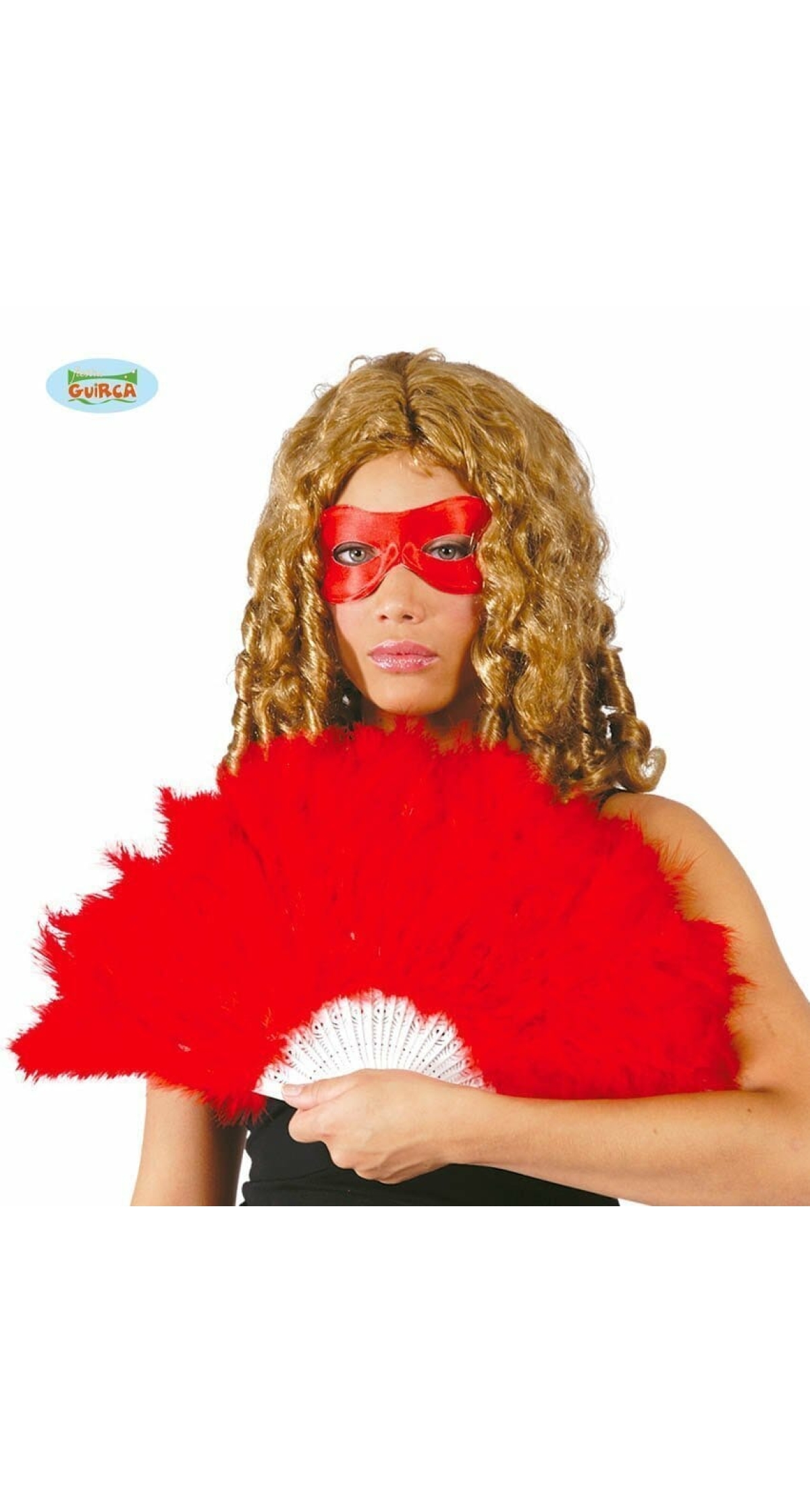 Feather Fan 21-Strut Red