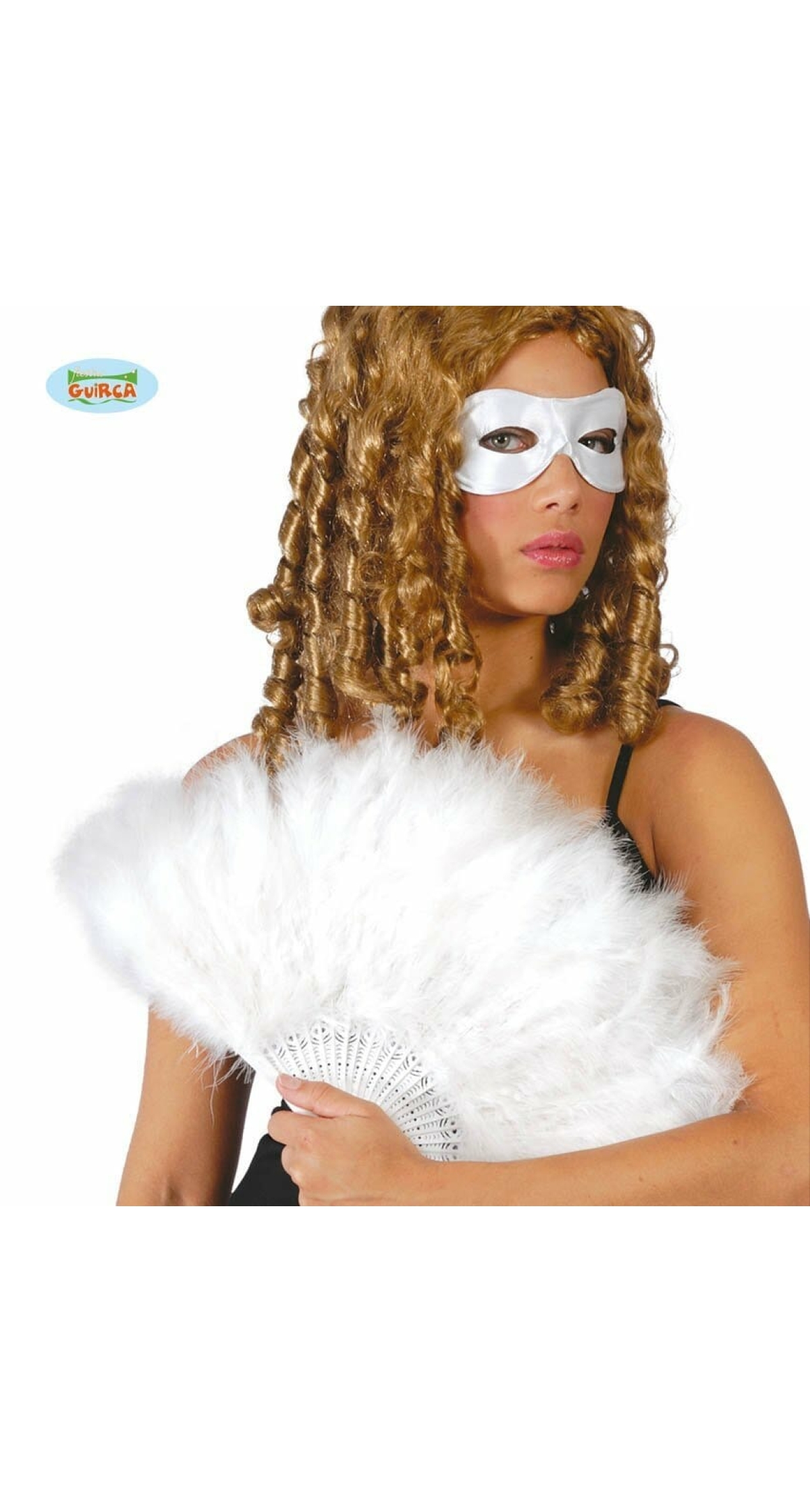 Feather Fan 21-Strut White