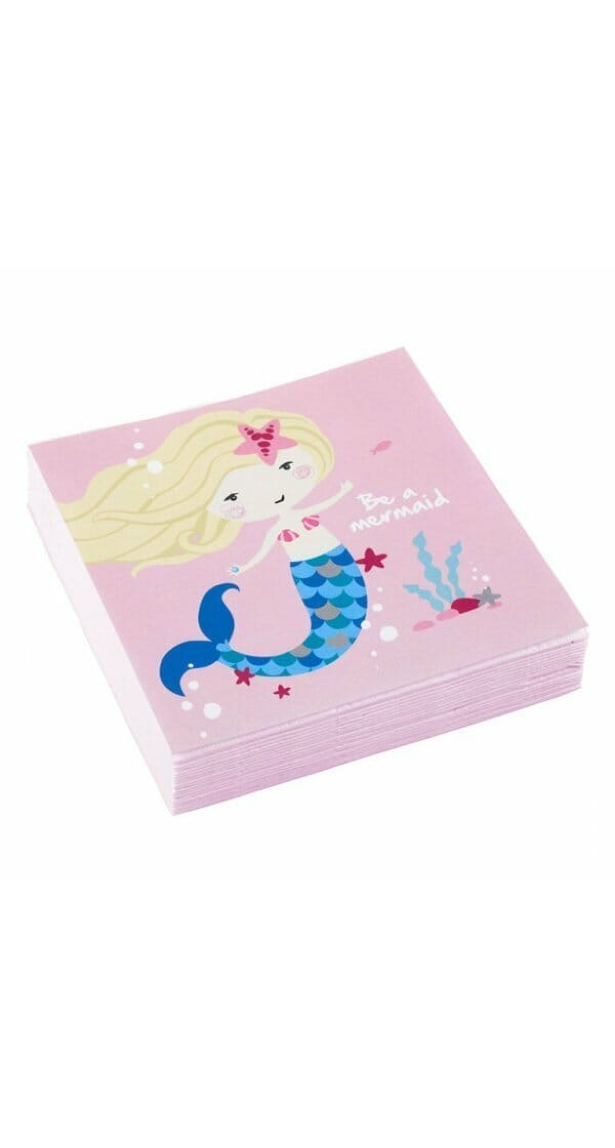 Be A Mermaid Lunch Paper Beverage Napkins 25cm x 25cm - 20pk
