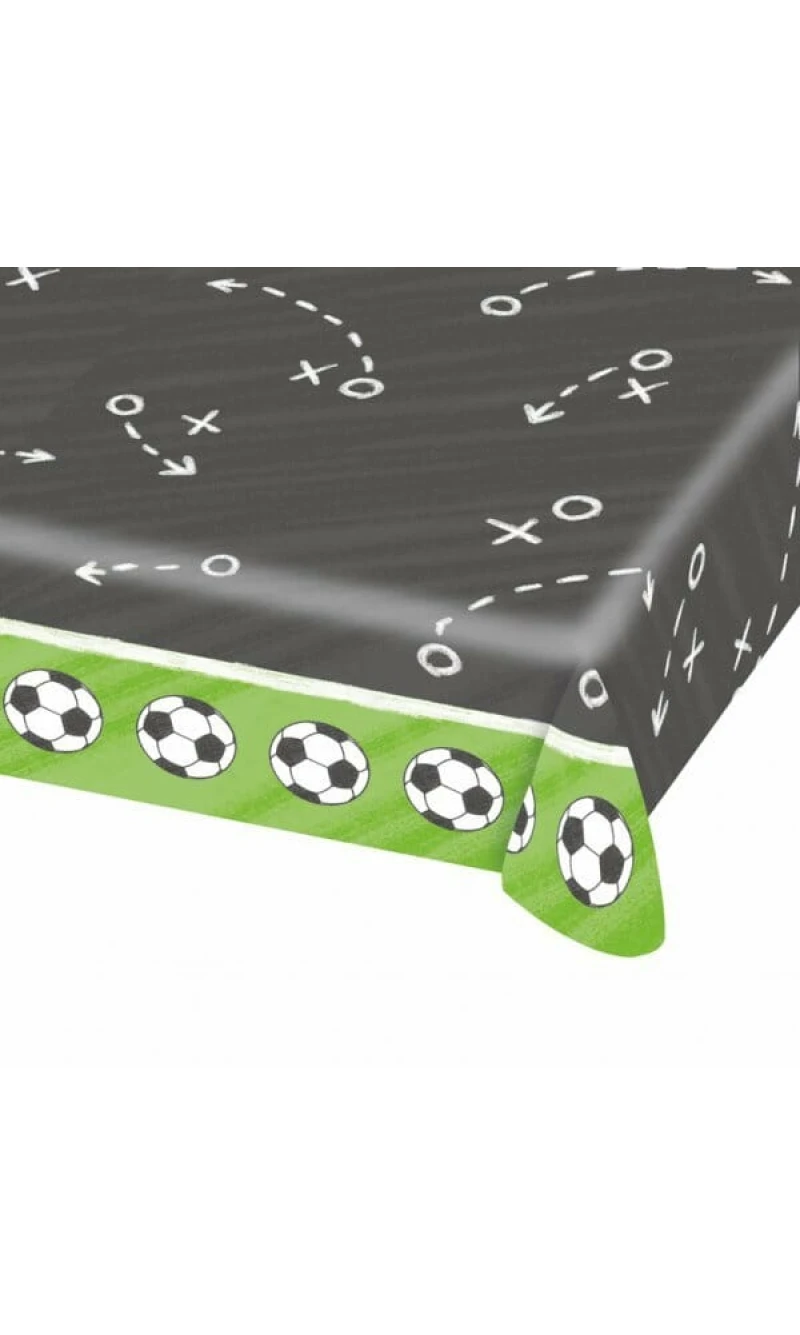 Kicker Football Party Paper Table Cover - 1.80m x 1.20m