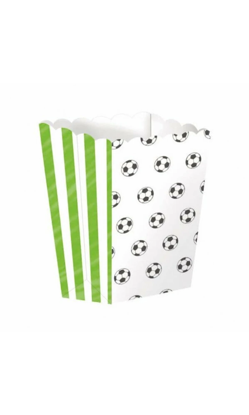 Kicker Football Party Popcorn Boxes - 4pk