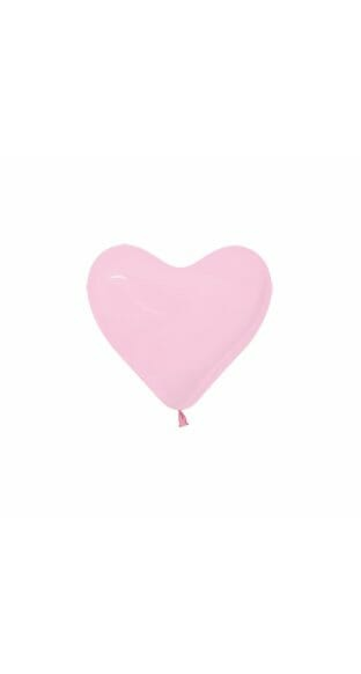Fashion Solid - Bubblegum Pink Heart 6" Latex Balloon