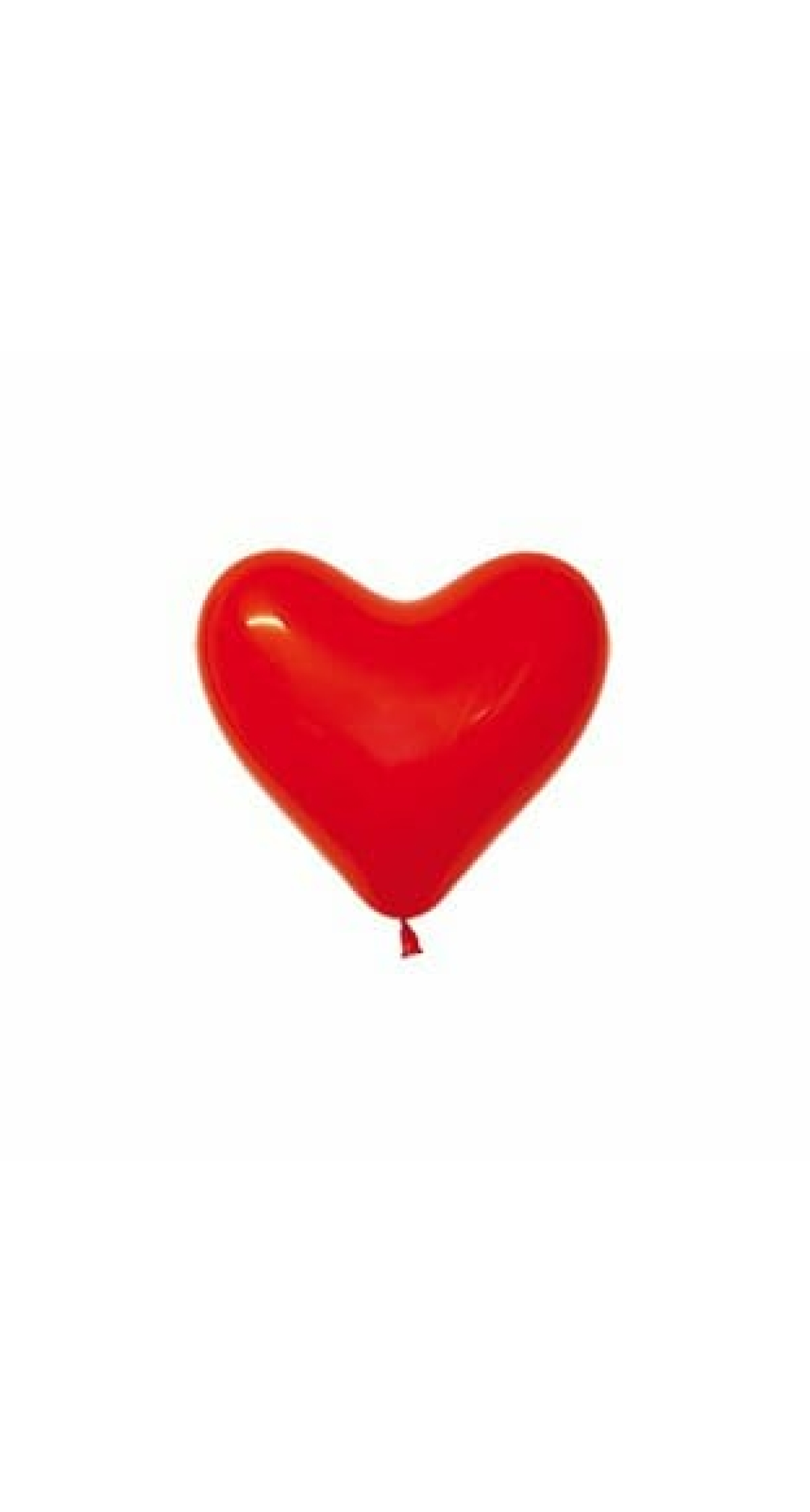 Fashion Solid - Red Heart 6" Balloon