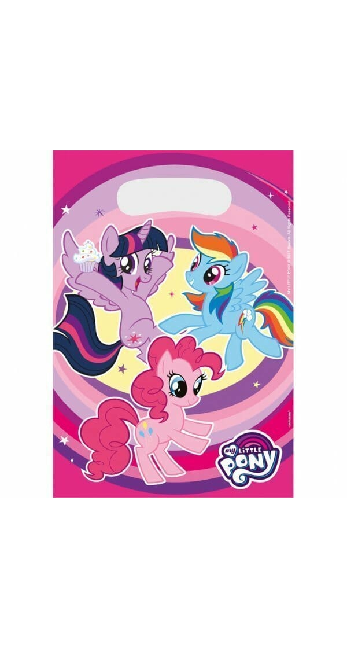 My Little Pony Plastic Party Bags - 8pk