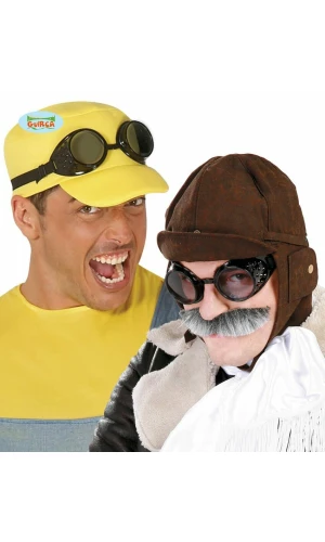 Black Pilot Minion Goggles