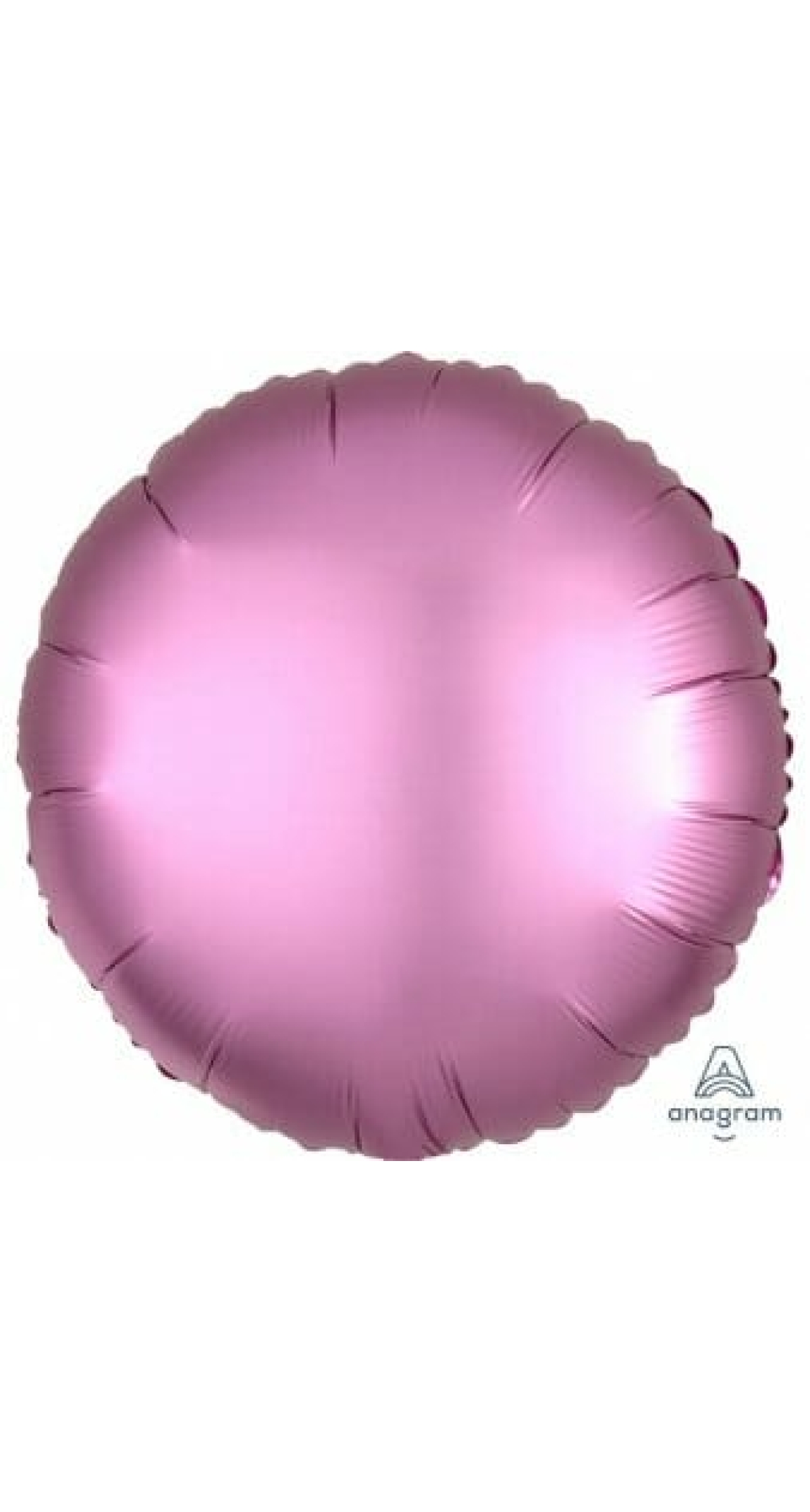 Satin Luxe Flamingo Foil Balloon Round - 17'' (43cm)