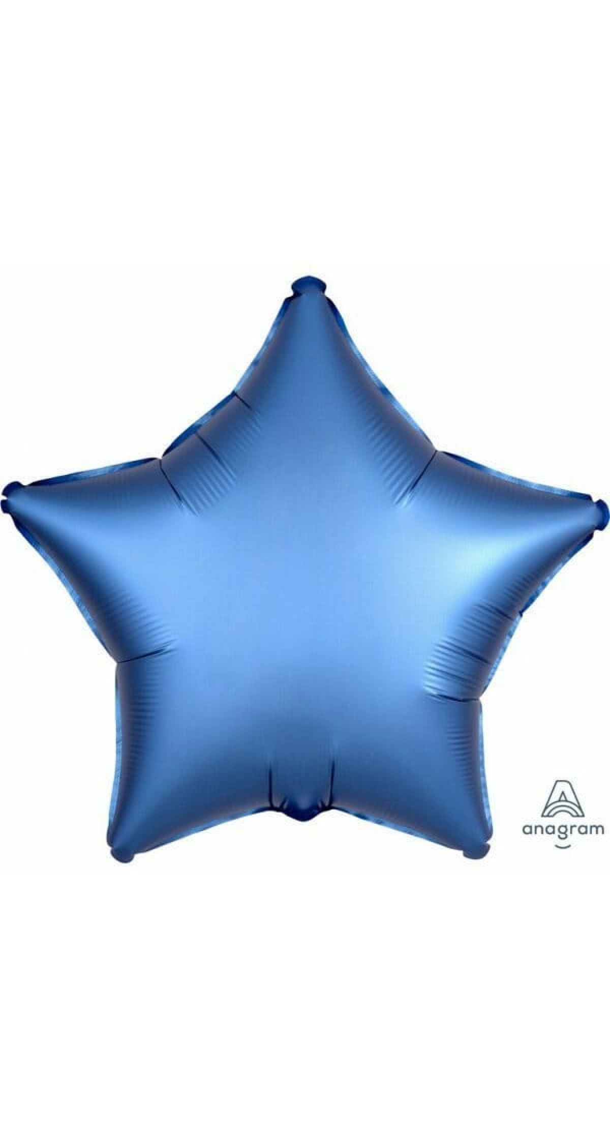 Satin Luxe Azure Foil Balloon Star - 19'' (48cm)