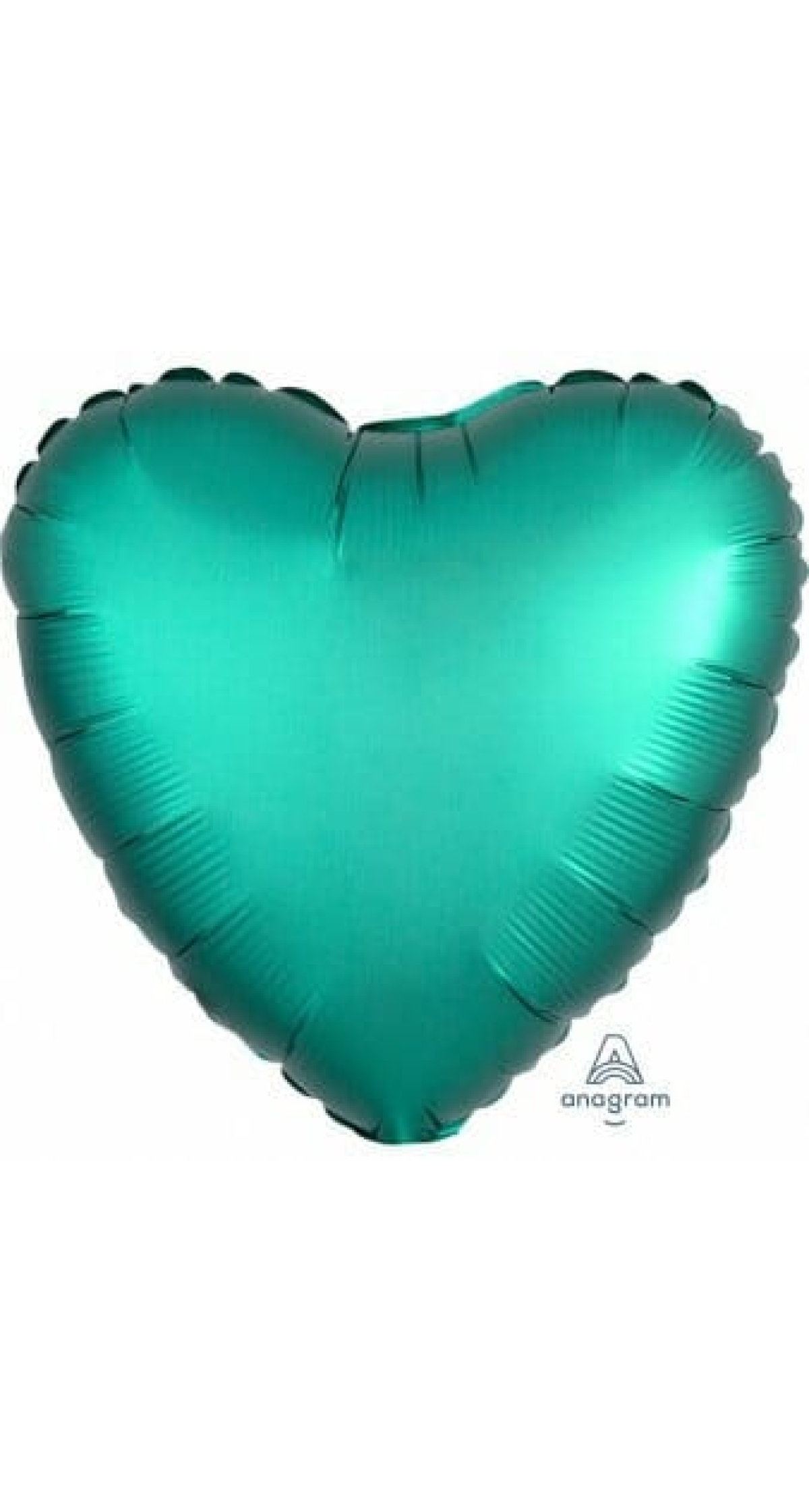 Satin Luxe Jade Foil Balloon Heart - 17'' (43cm)