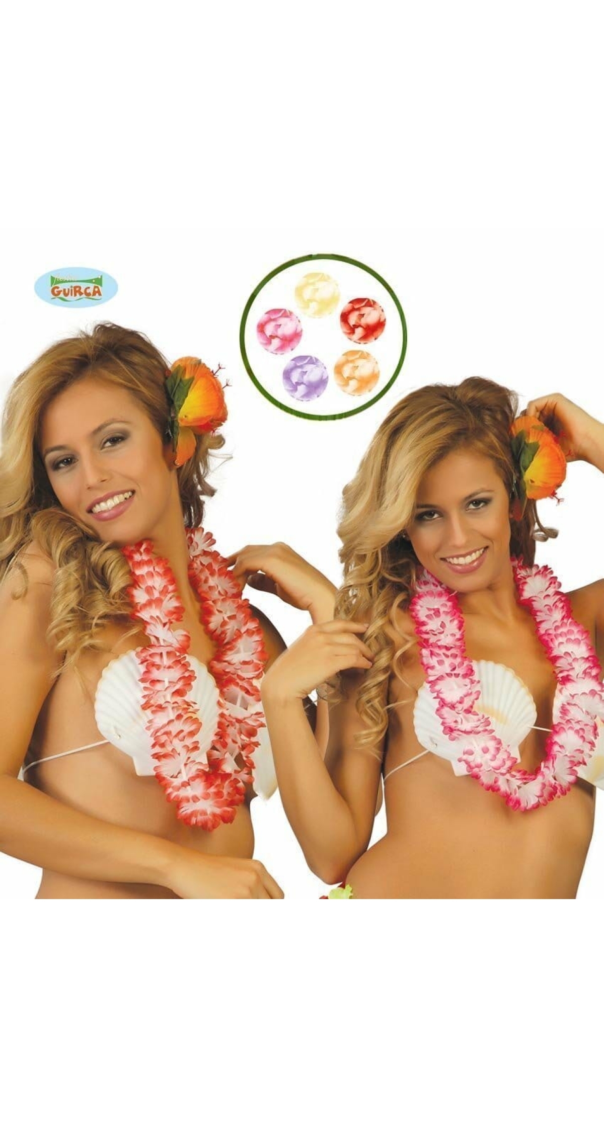 Hawaiian Necklaces ( Leis ) Assorted Colours - 18323