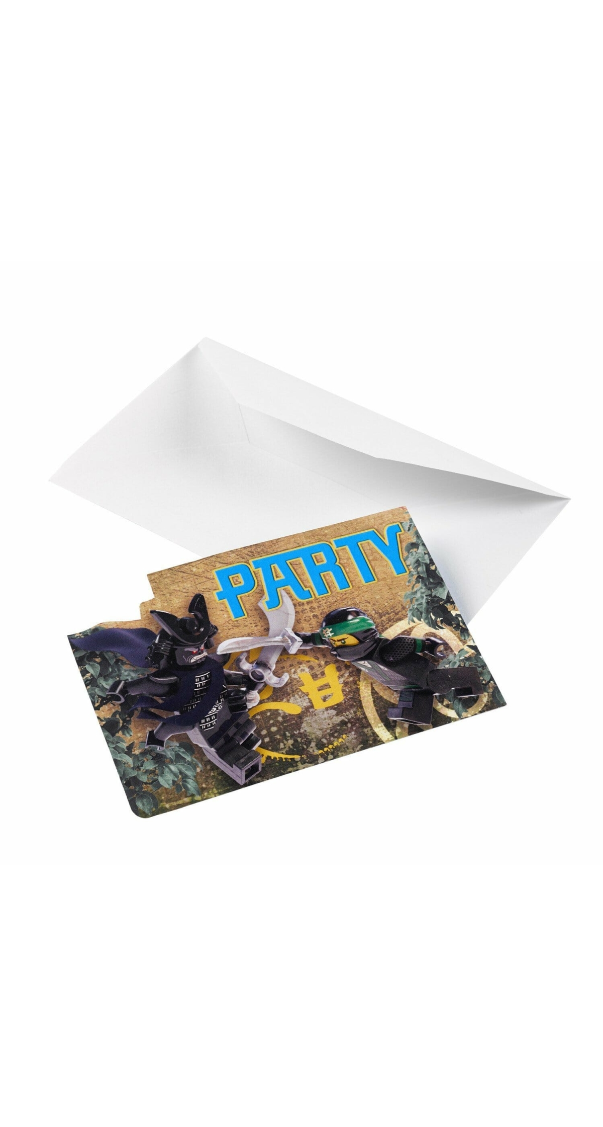 Lego Ninjago Party Invitations - 8pk