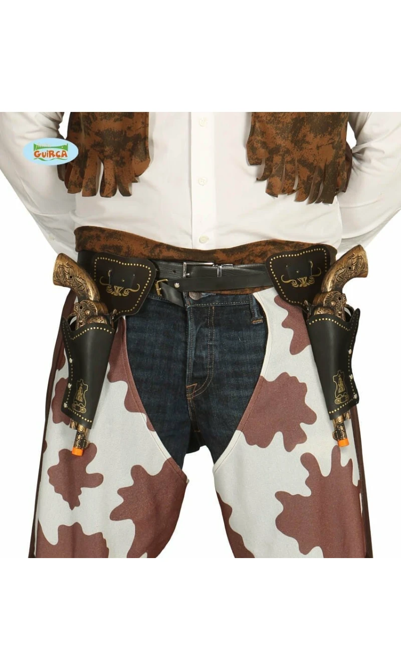 Double Holster With Guns 29cm