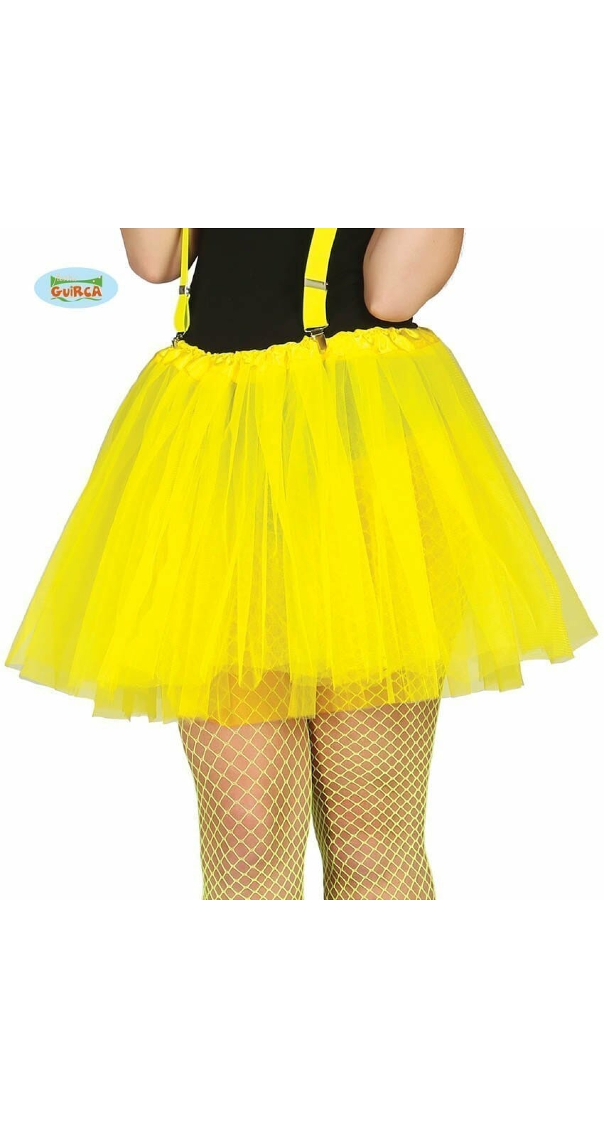Woman Neon Yellow Tutu