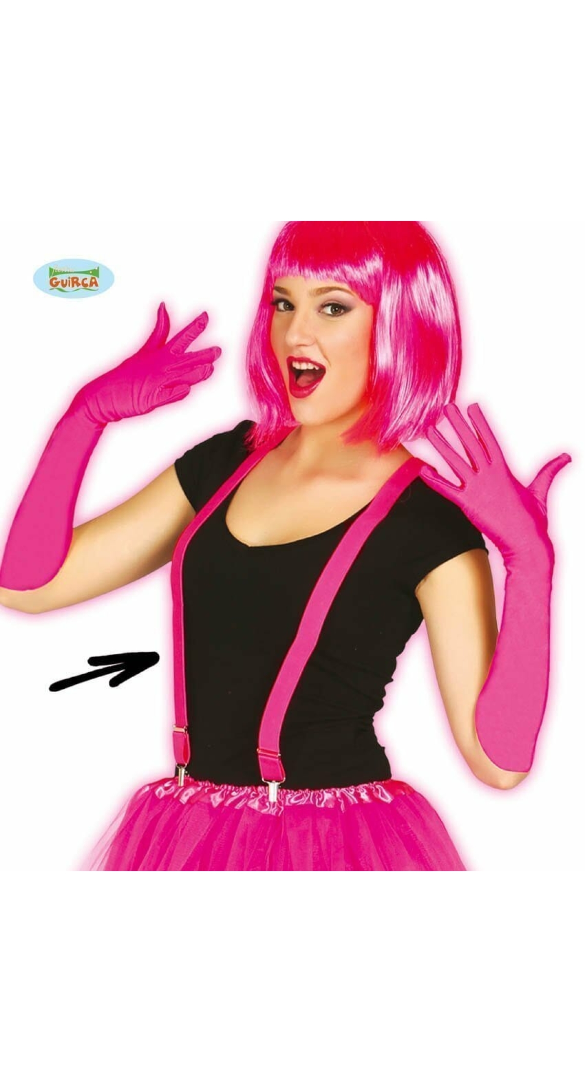 Neon Fuchsia Braces