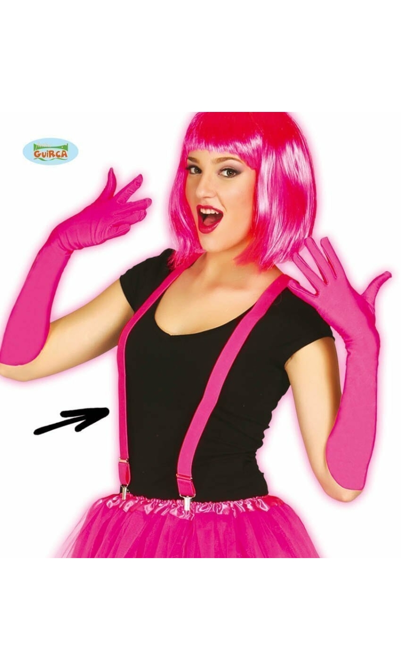 Neon Fuchsia Braces