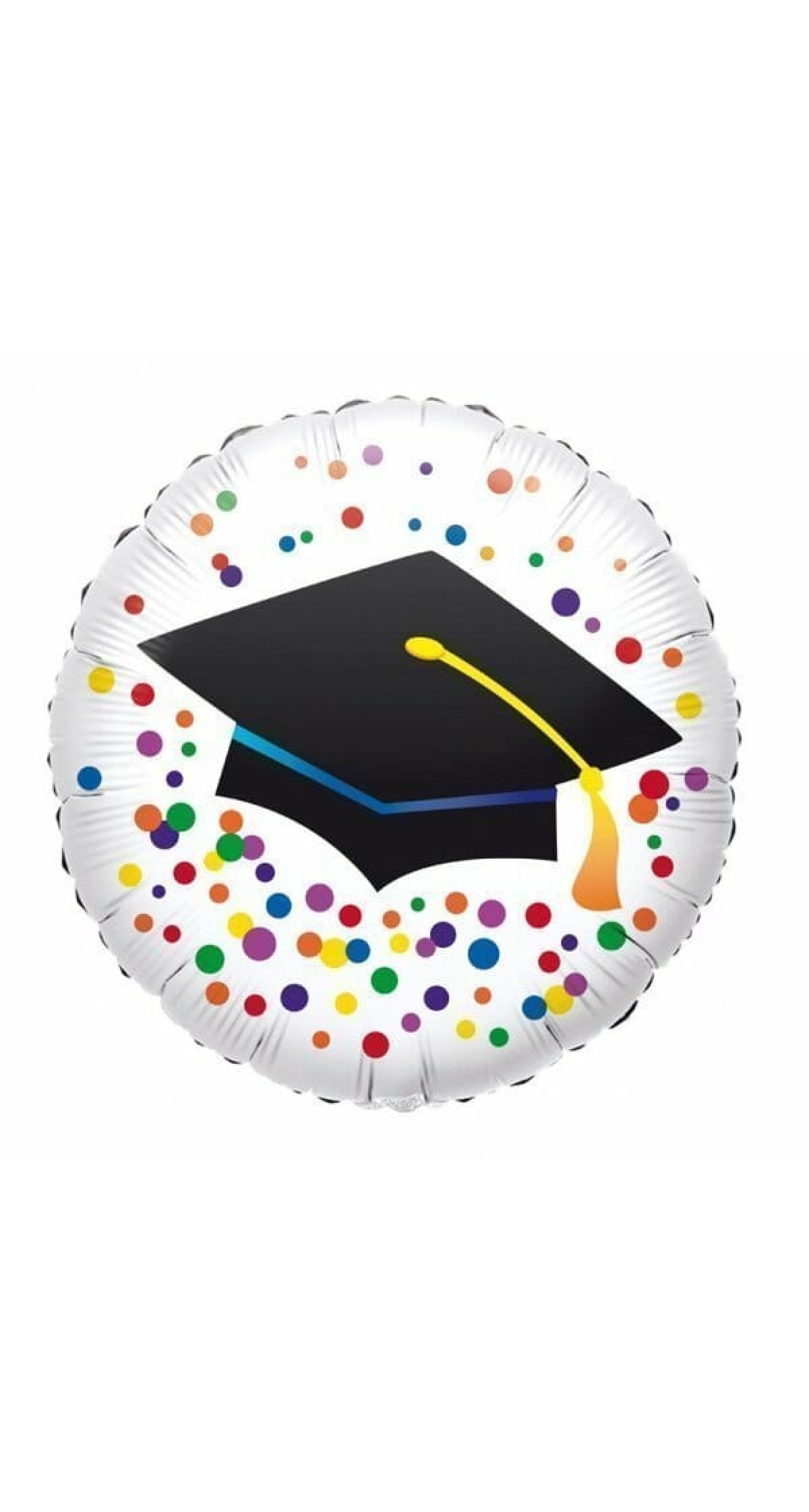 Graduation Round Foil Balloon 17" (43cm)