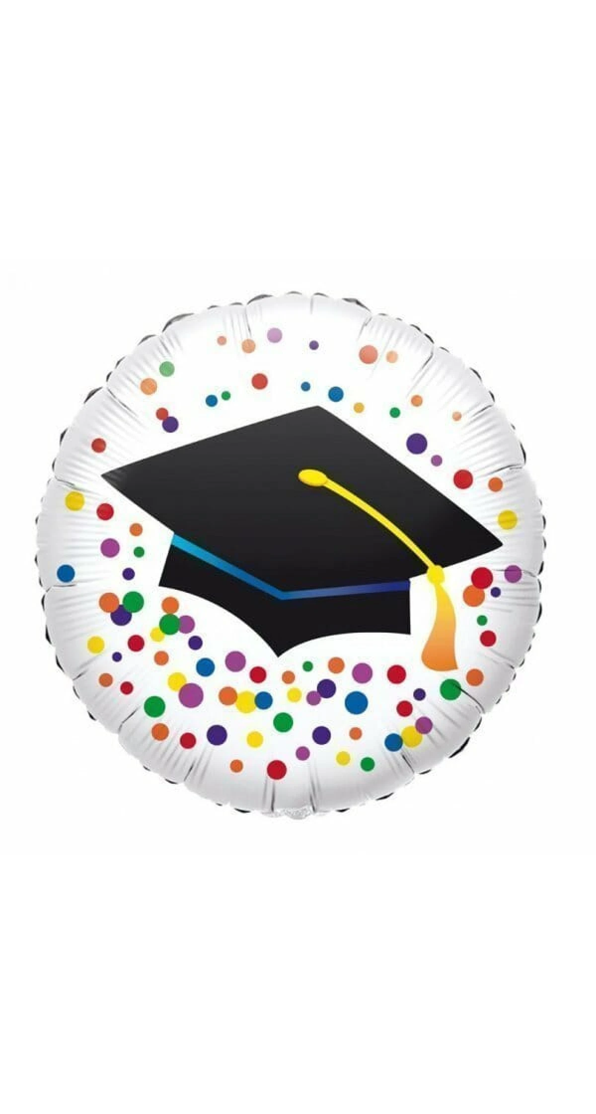 Graduation Round Foil Balloon 17" (43cm)