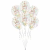 Transparent Latex Balloons Filled with Assorted Confetti 11" - 6pk