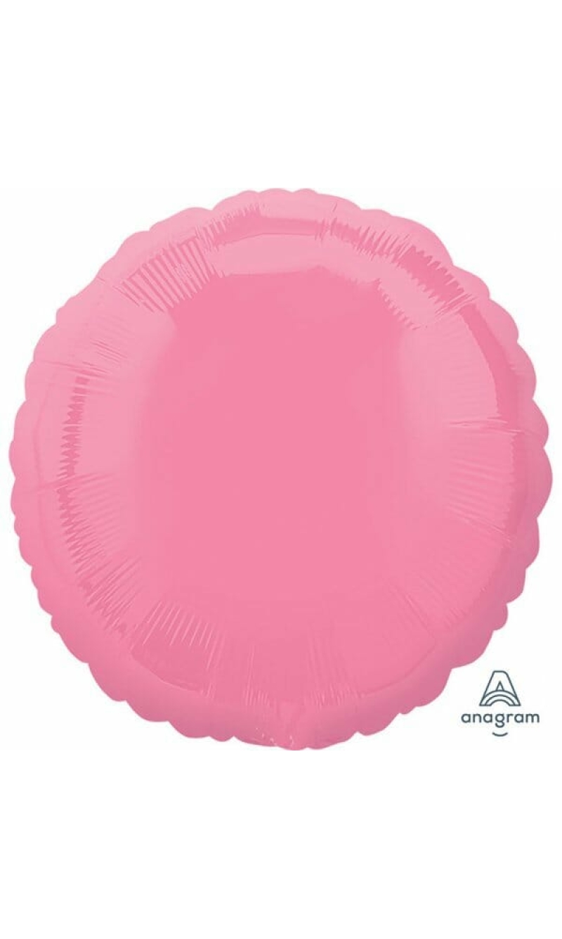 Bubble Gum Pink" Foil Balloon Round - 43cm