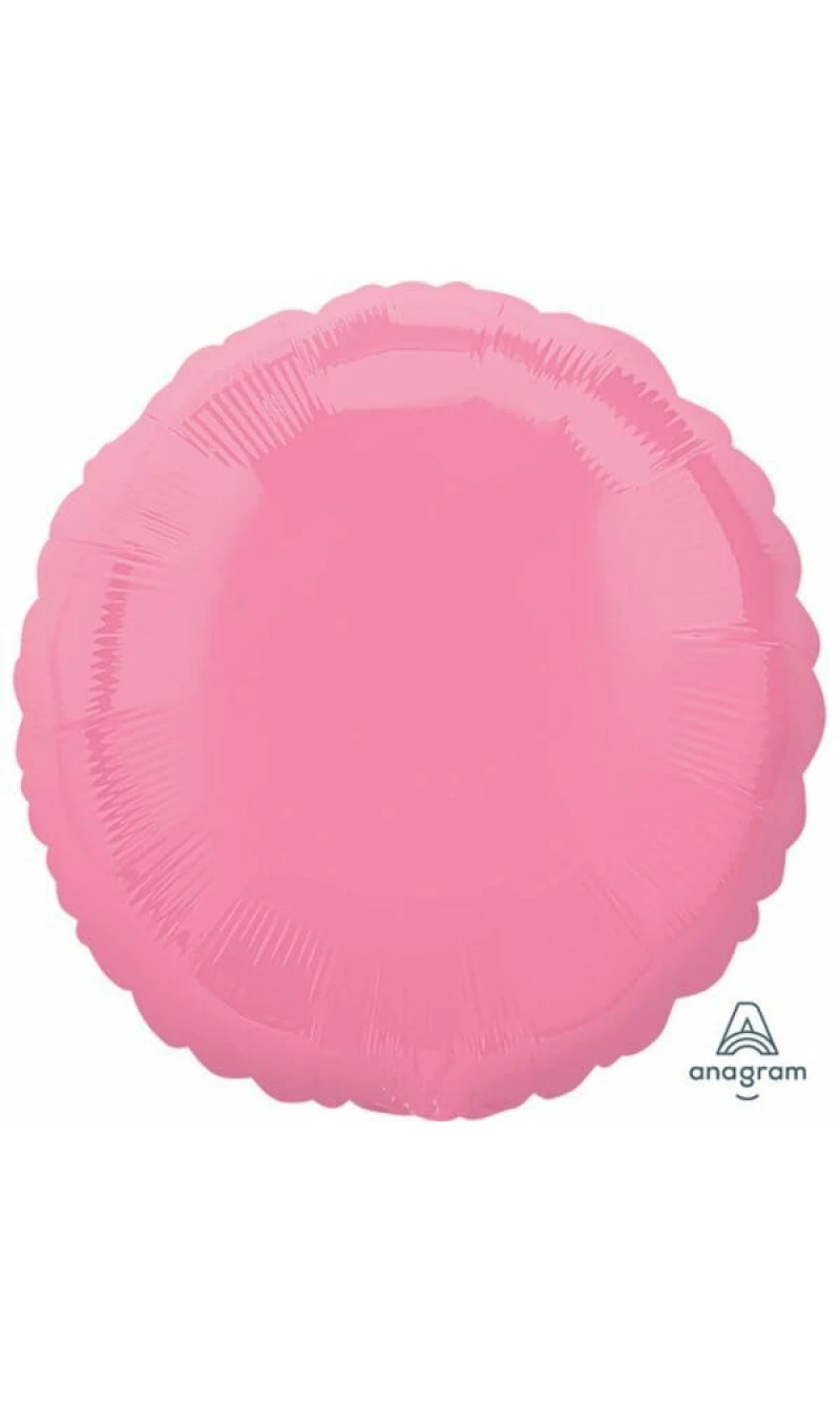 Bubble Gum Pink" Foil Balloon Round - 43cm