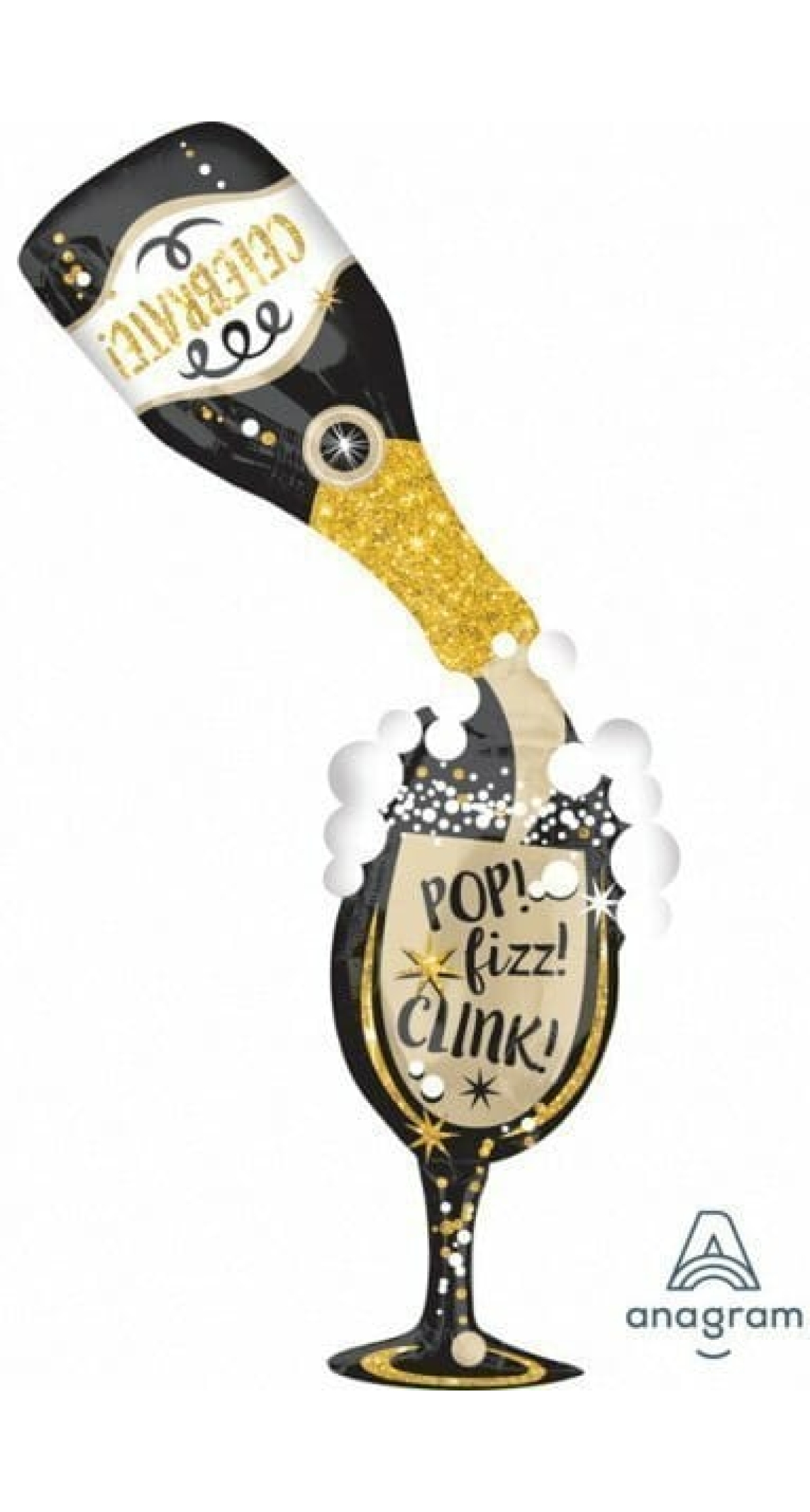 Giant Celebration Foil Multi-Balloon - 86cm x 177cm