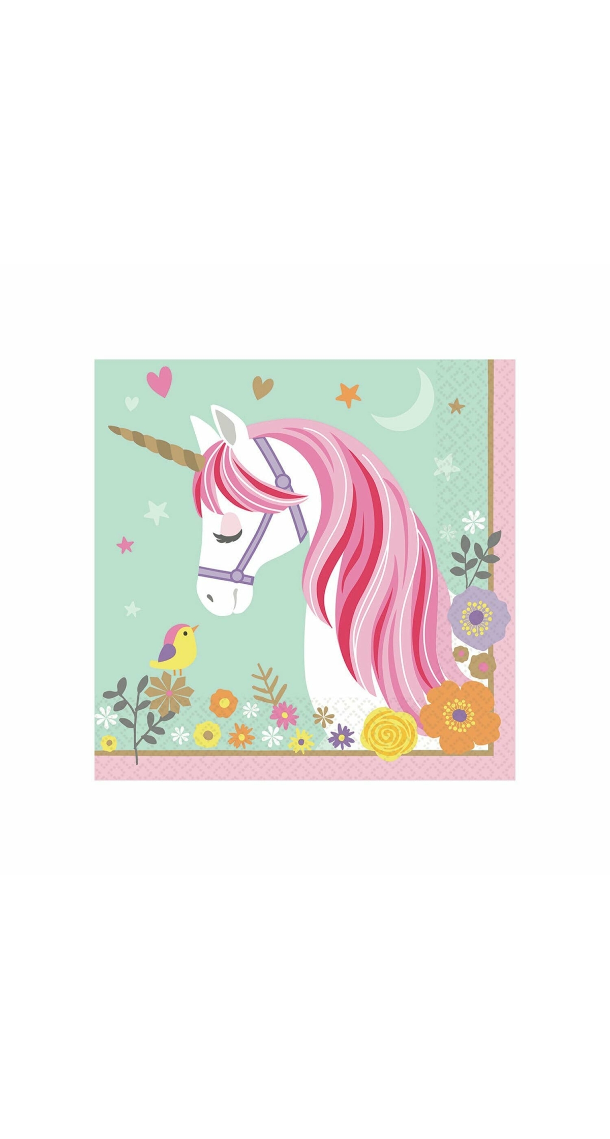 Magical Unicorn Luncheon Napkins 2ply 32.7cm x 32.7cm - 16pk