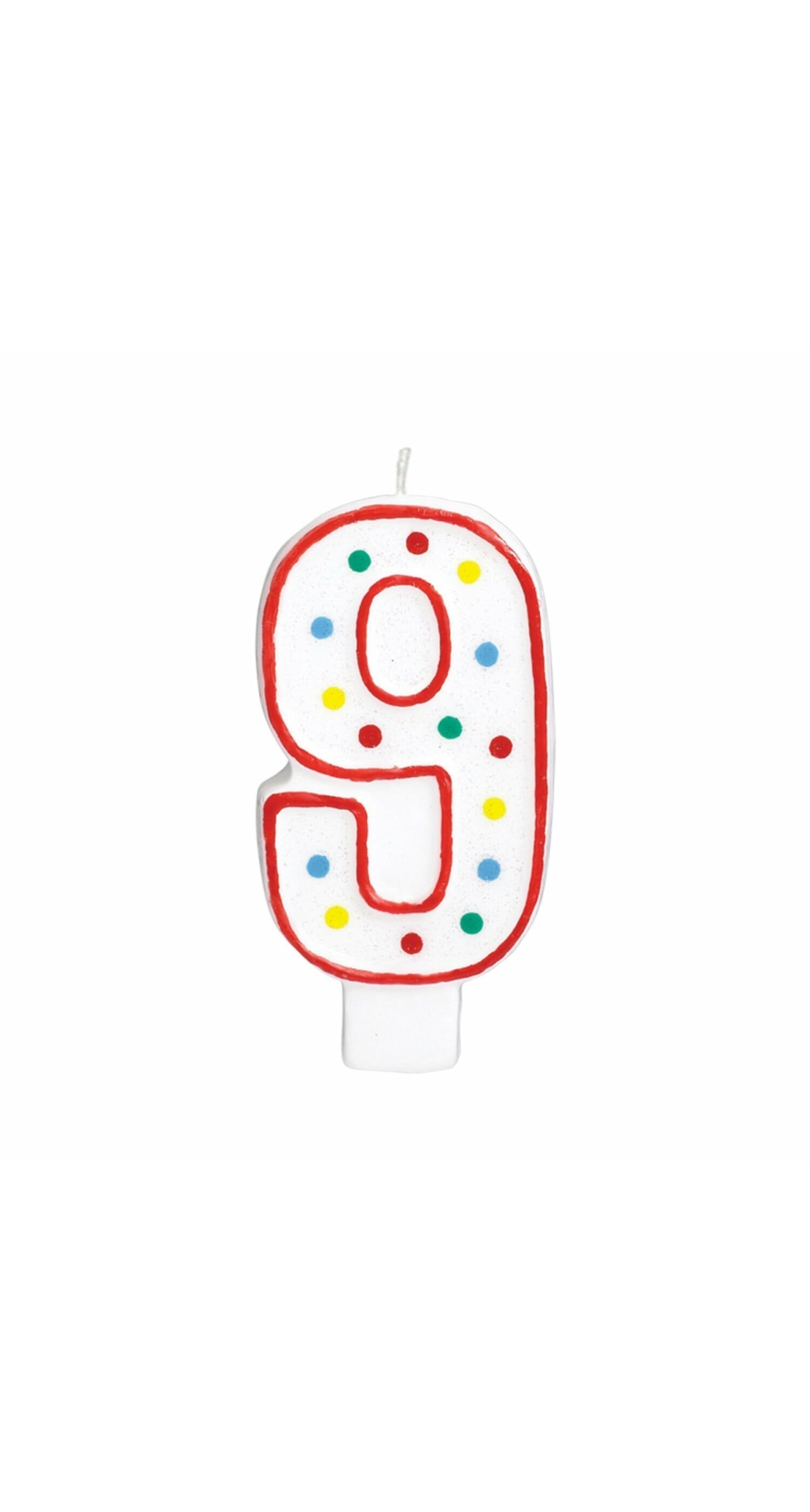 Candle Number 9 Giant Size - 13.3cm