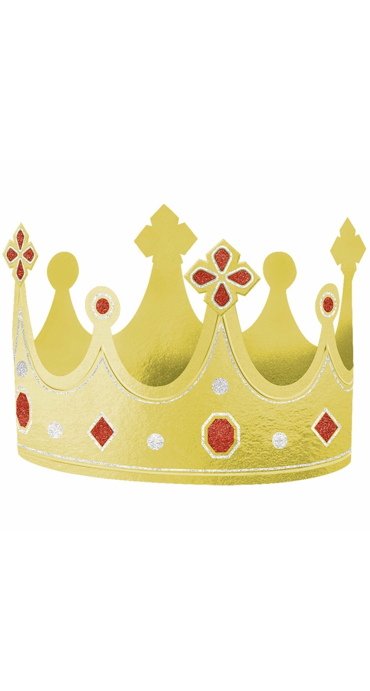 Foil Crown Hat - 21.7cm x 13.3cm
