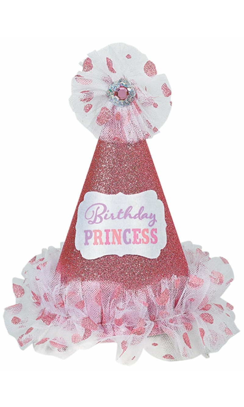 Birthday Princess Deluxe Glitter Party Hat - 22.8cm