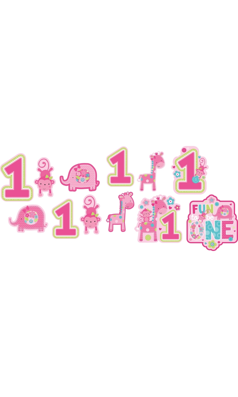 Fun To Be One Girl Cutouts - 12pk
