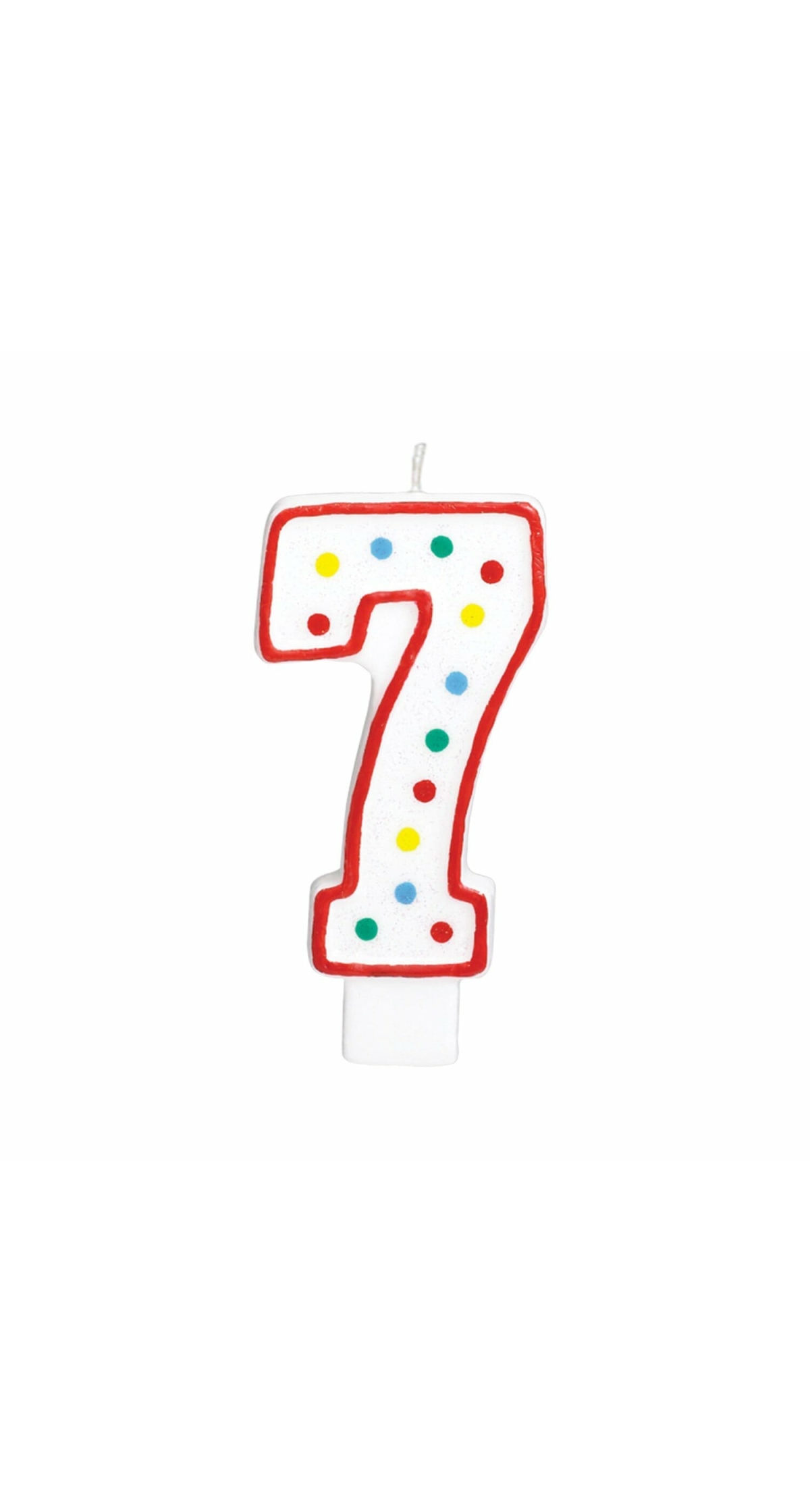 Candle Number 7 Giant Size - 13.3cm