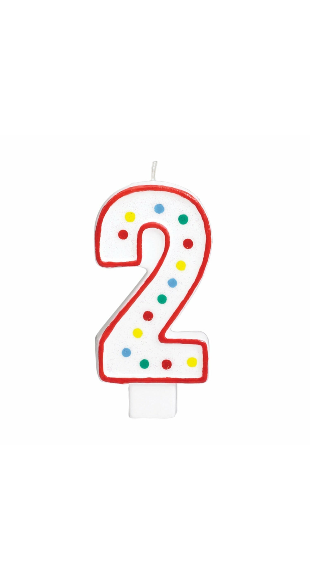 Candle Number 2 Giant Size - 13.3cm