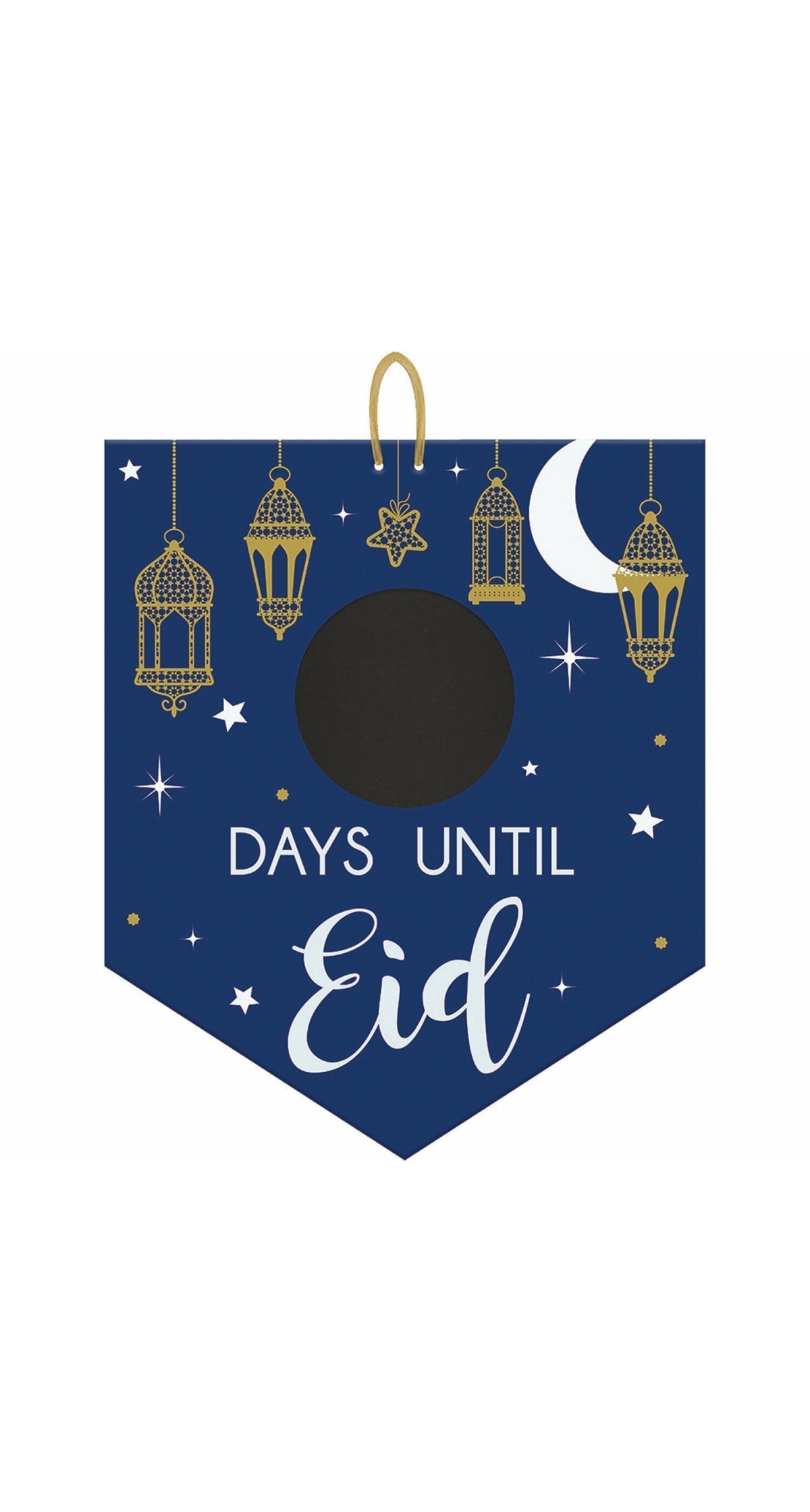 Eid Chalkboard Sign XX Days Until Eid - 32cm x 38cm