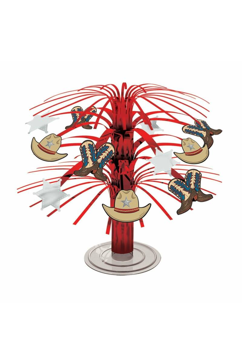 Western Party Cascade Table Centrepiece 19cm