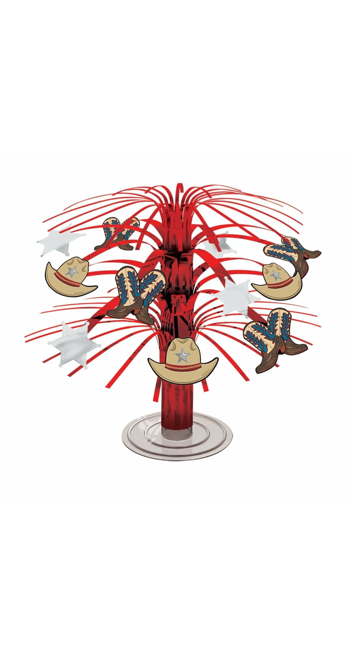 Western Party Cascade Table Centrepiece 19cm