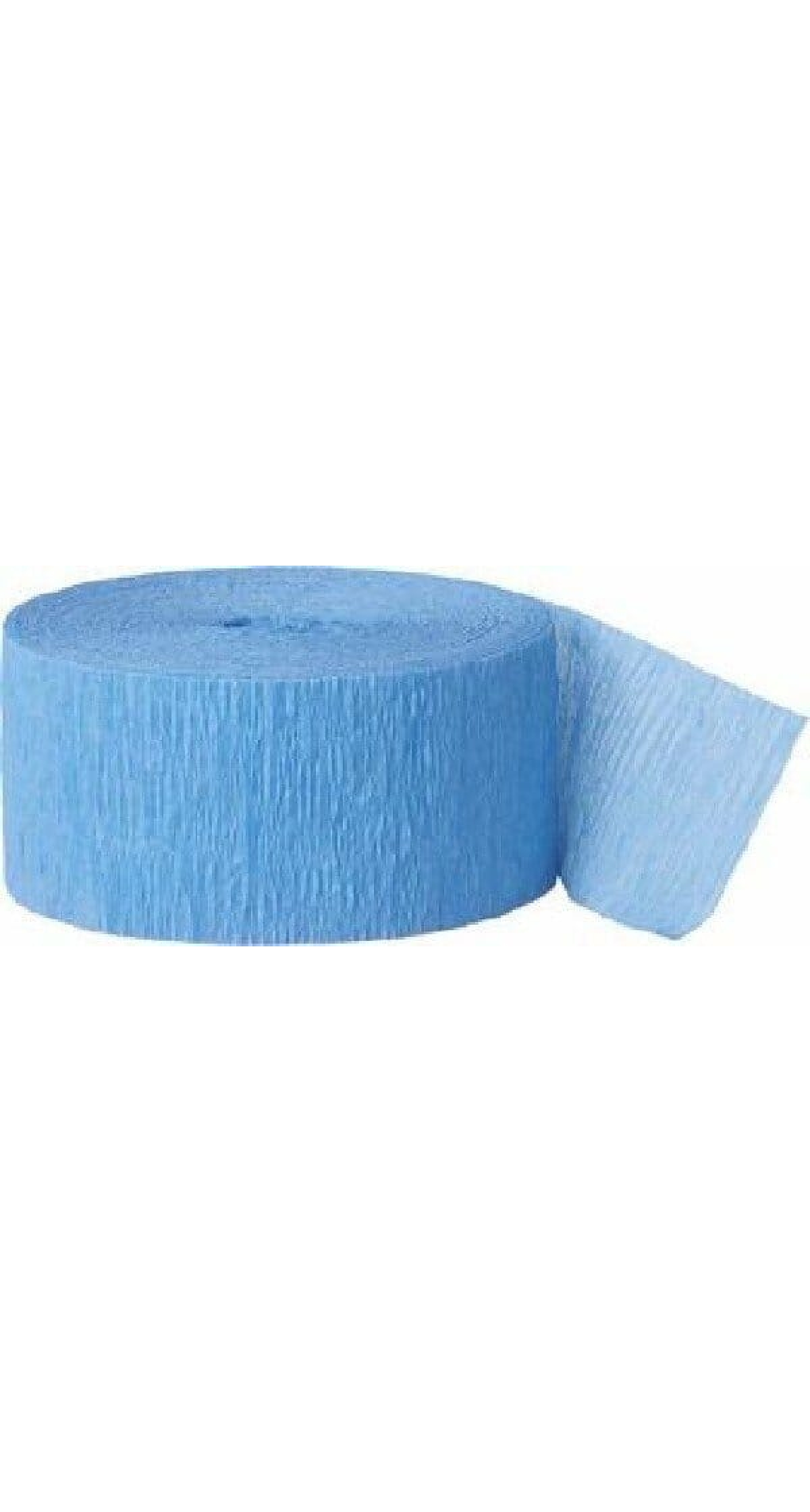 Crepe Streamer Baby Blue (81ft) - 4.45cm x 24.6m
