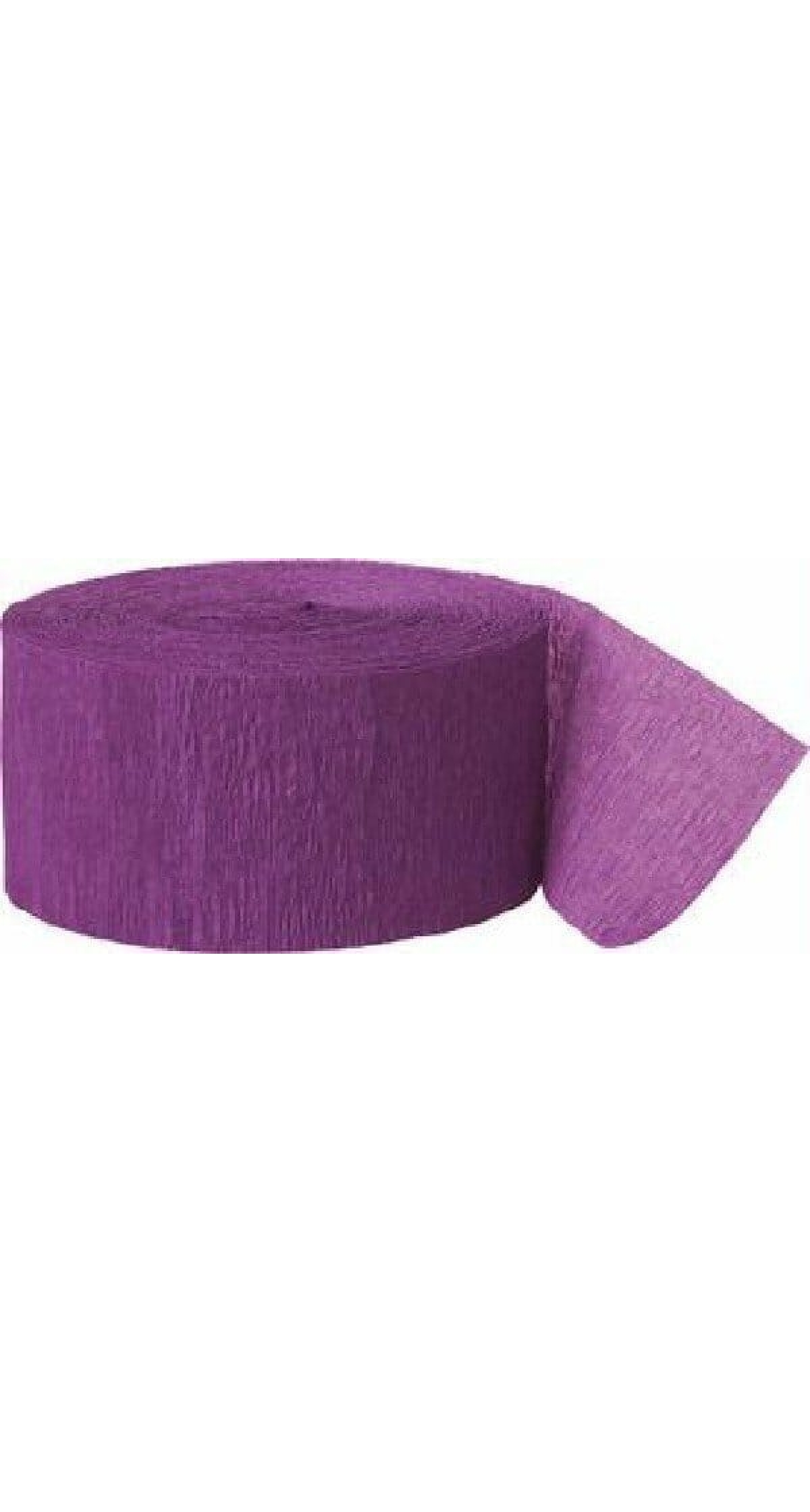 Crepe Streamer Purple (81ft) - 4.45cm x 24.6m