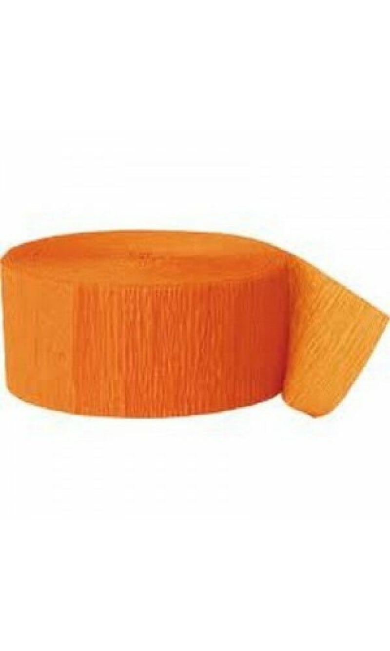 Crepe Streamer Goldenrod (81ft) - 4.45cm x 24.6m