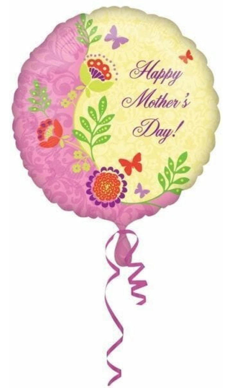 Happy Mother's Day Round Foil Balloon 18''