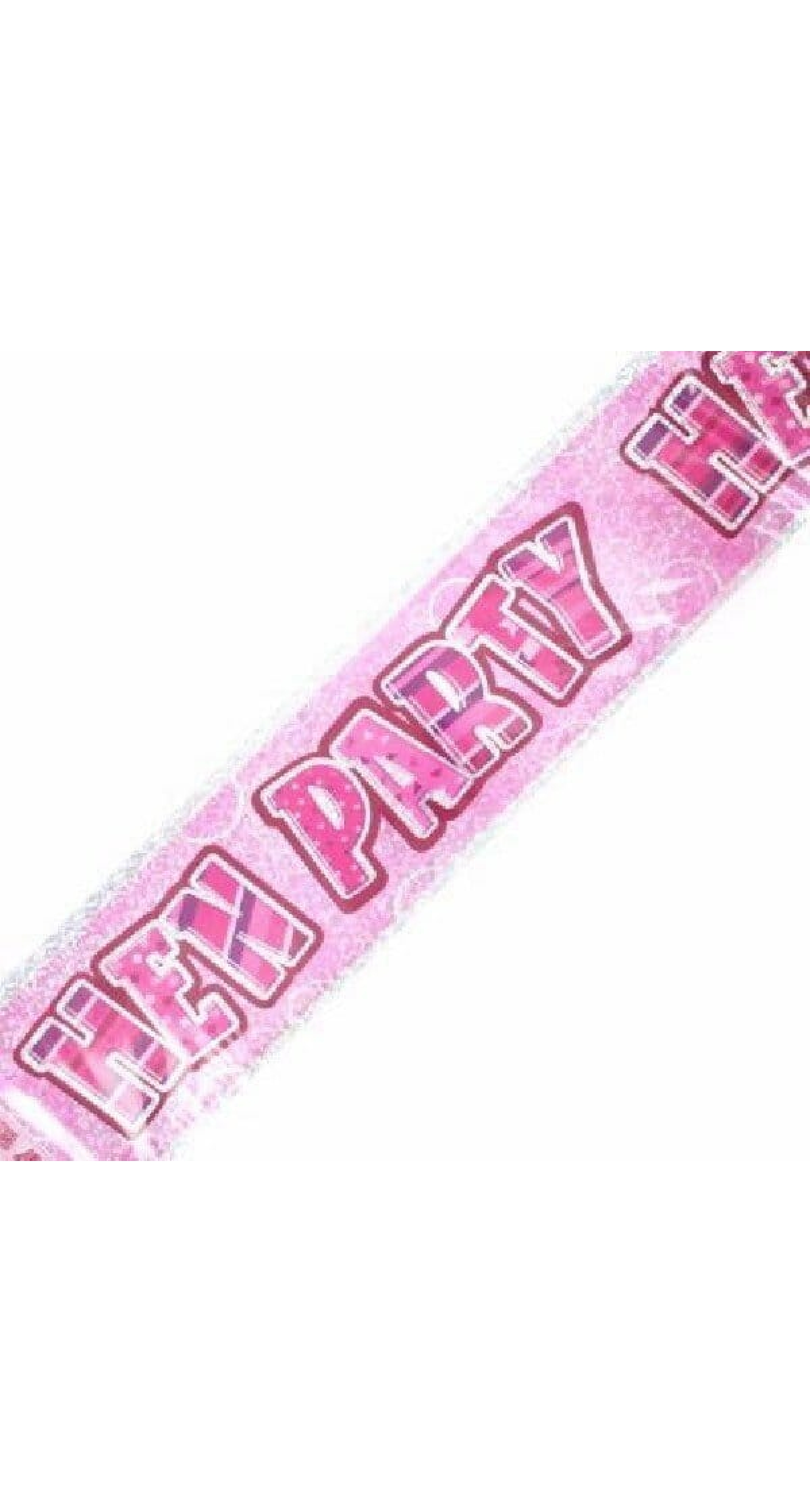 Hen Party Pink Glitz Banner- 9 Feet Long
