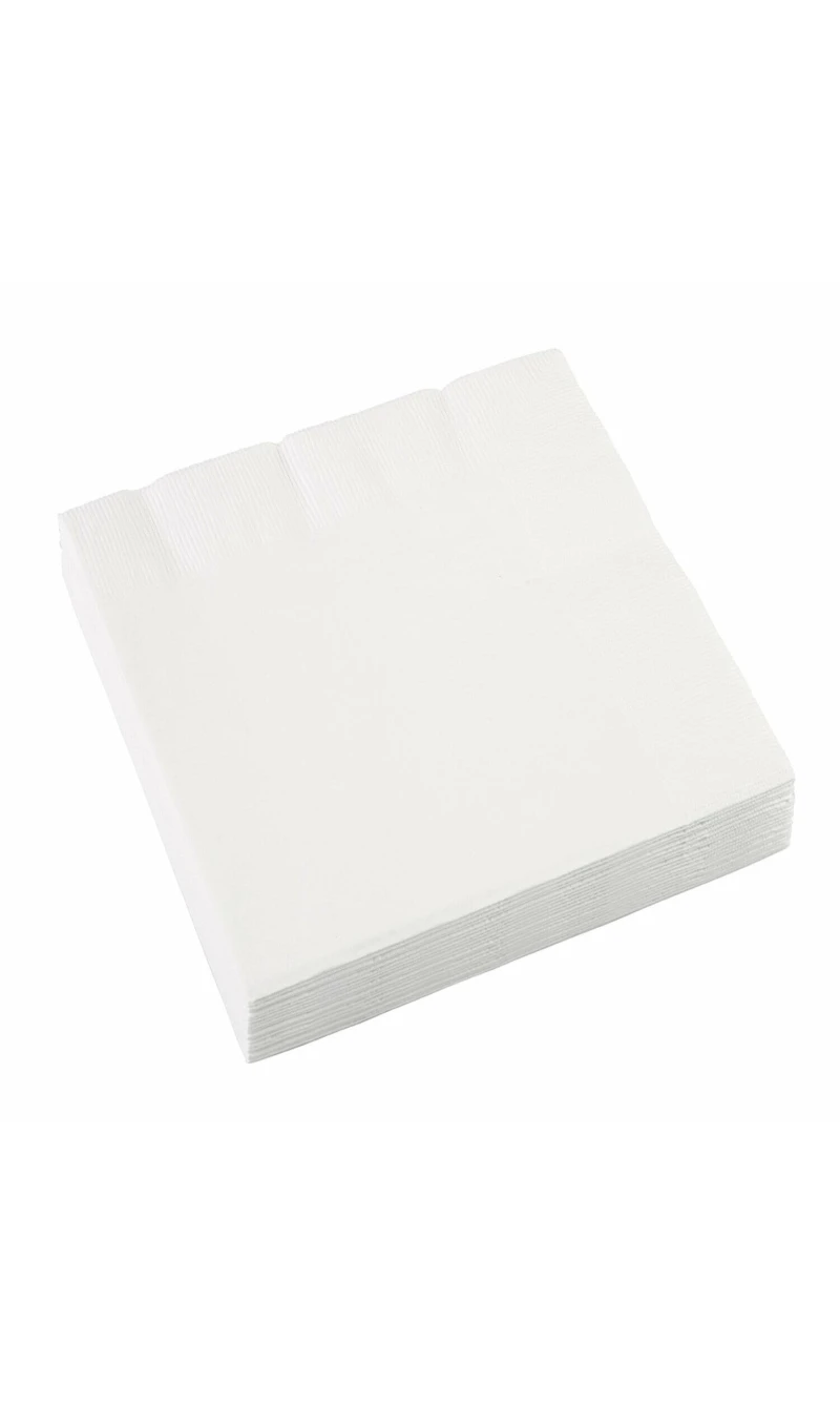 White - 20 x Lunch Napkins