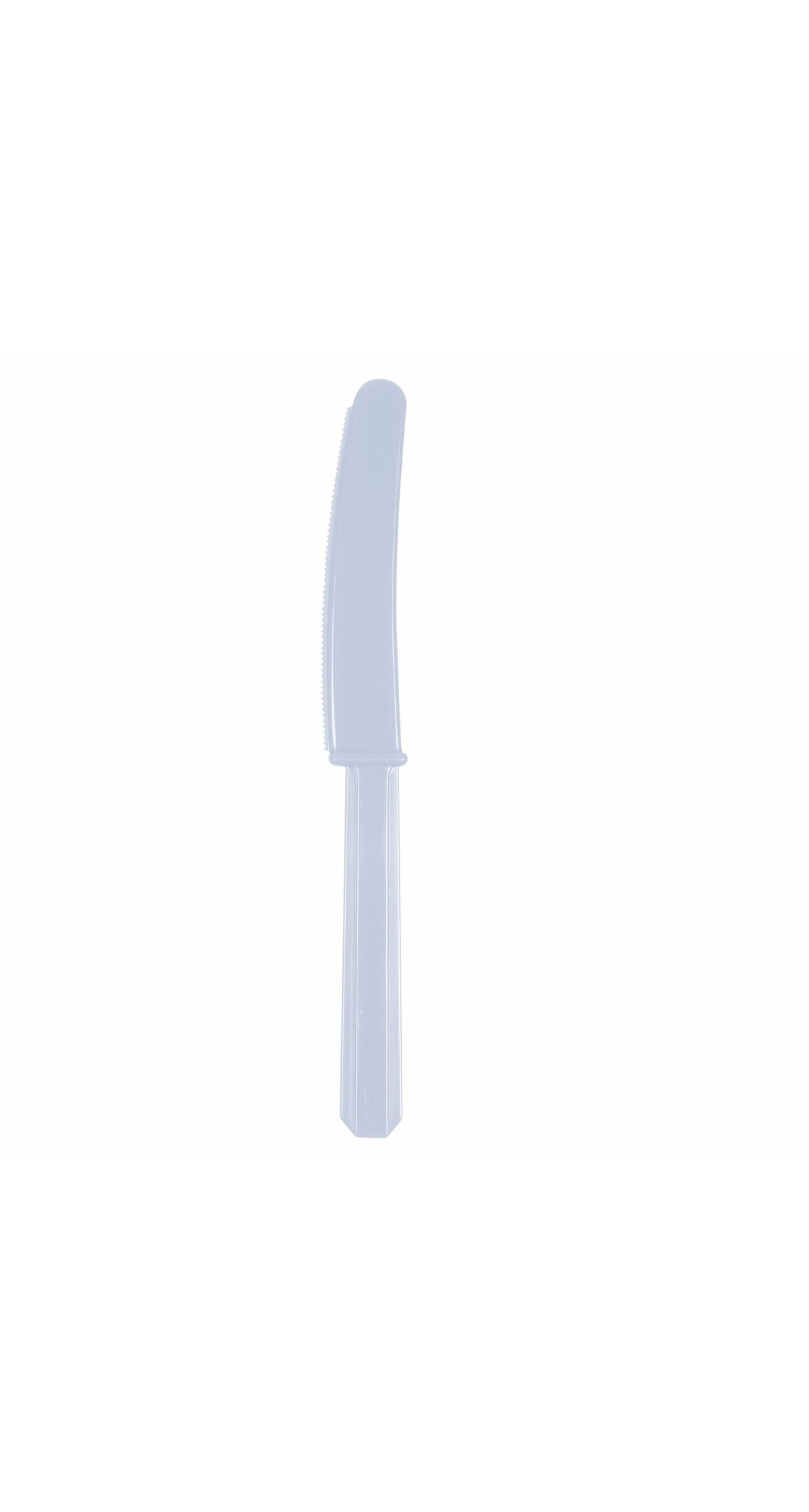 Pastel Blue Reusable Plastic Knives - 10pk