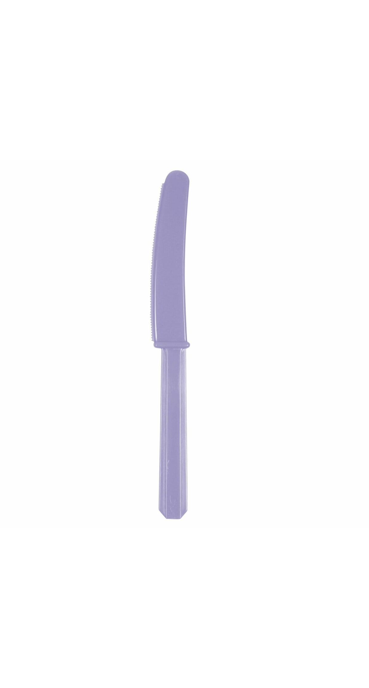 New Purple Reusable Plastic Knives - 10pk