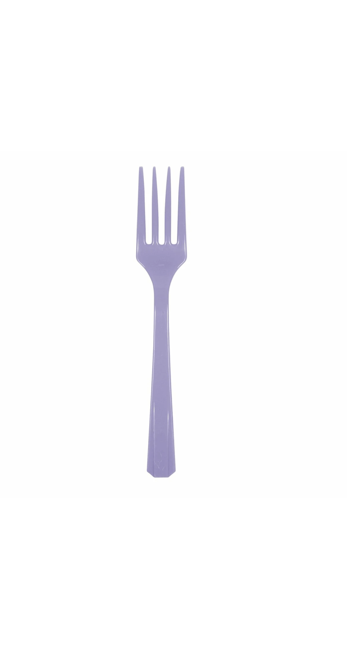 New Purple Reusable Plastic Forks - 10pk