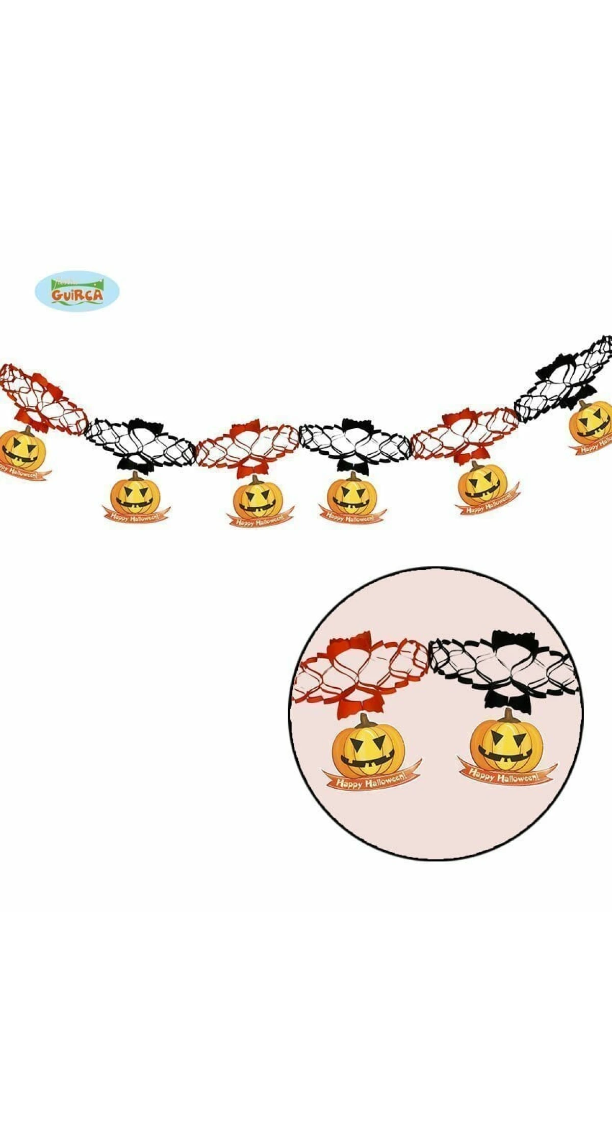 Halloween Pumpkin Garland 15 x 200cm
