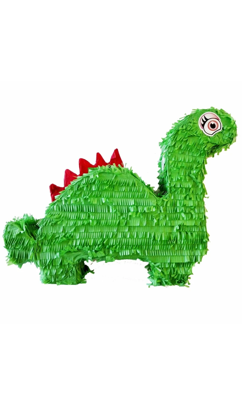 Green Dinosaur Pinata - 46cm x 39.7cm x 10.5cm