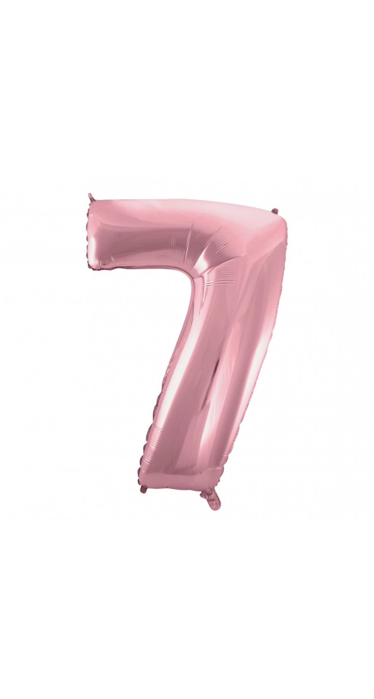 Light Pink 34 Inch Number Foil Balloon - No.7