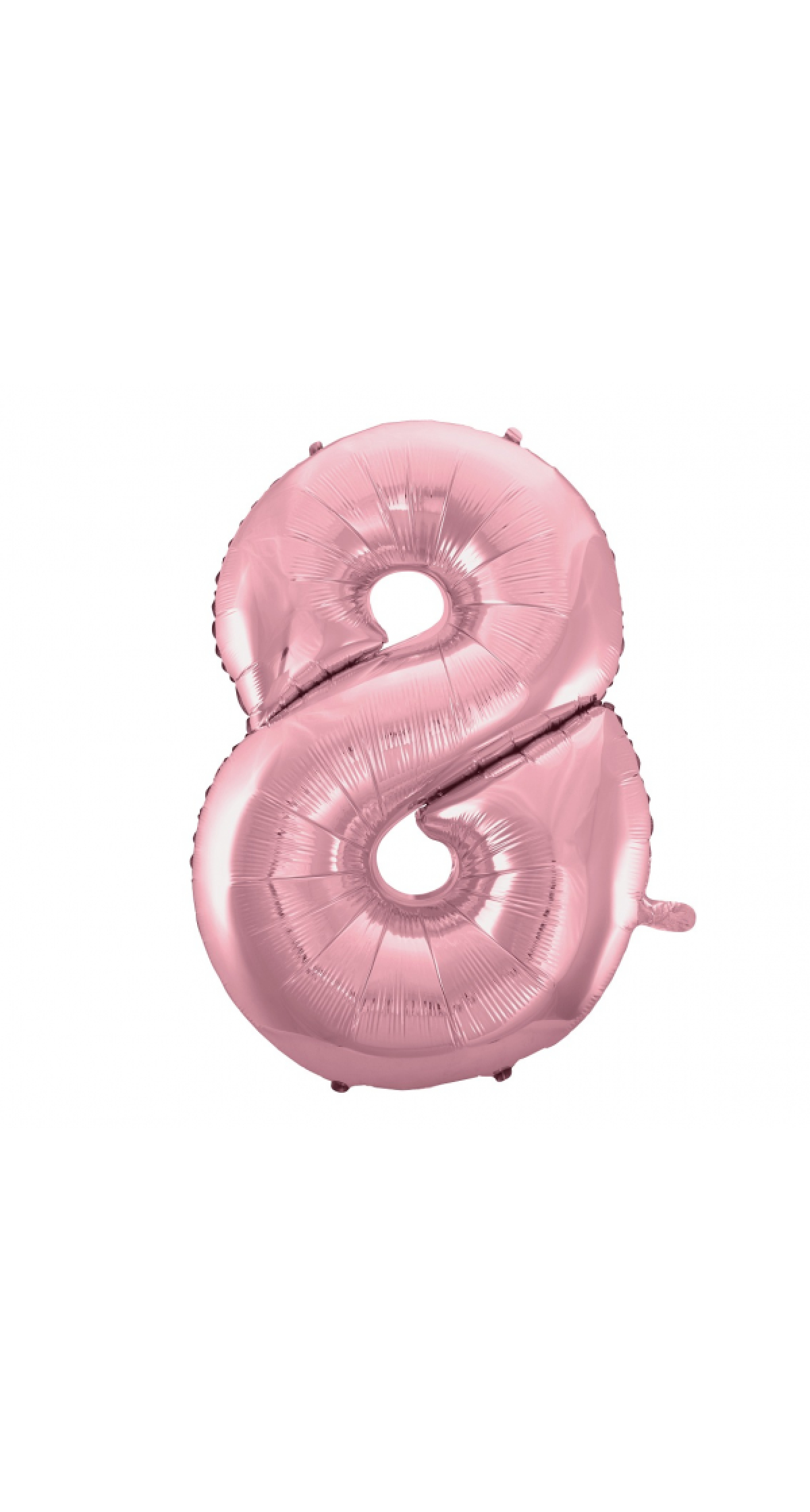 Light Pink 34 Inch Number Foil Balloon - No.8