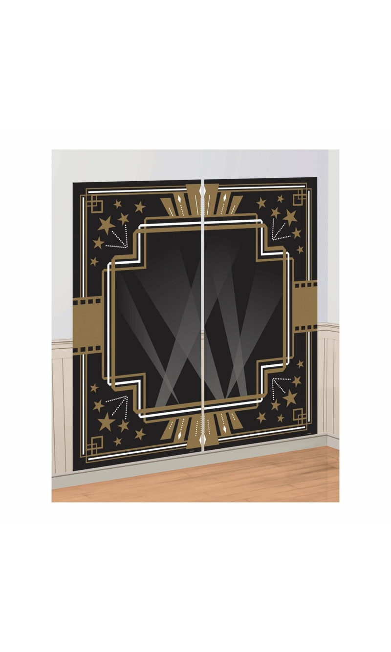 Glitz & Glam Photo Booth Scene Setter - 82.5 cm x 165.1 cm