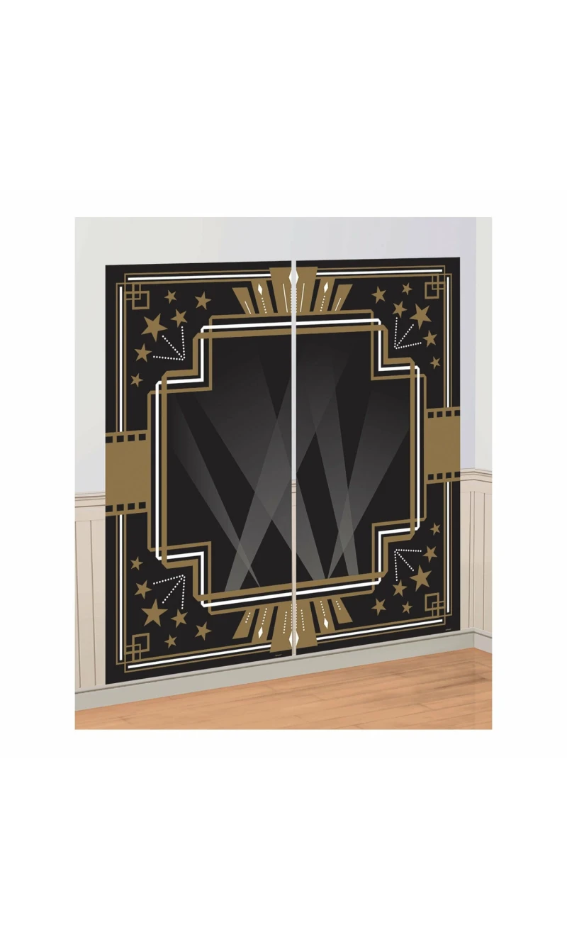 Glitz & Glam Photo Booth Scene Setter - 82.5 cm x 165.1 cm