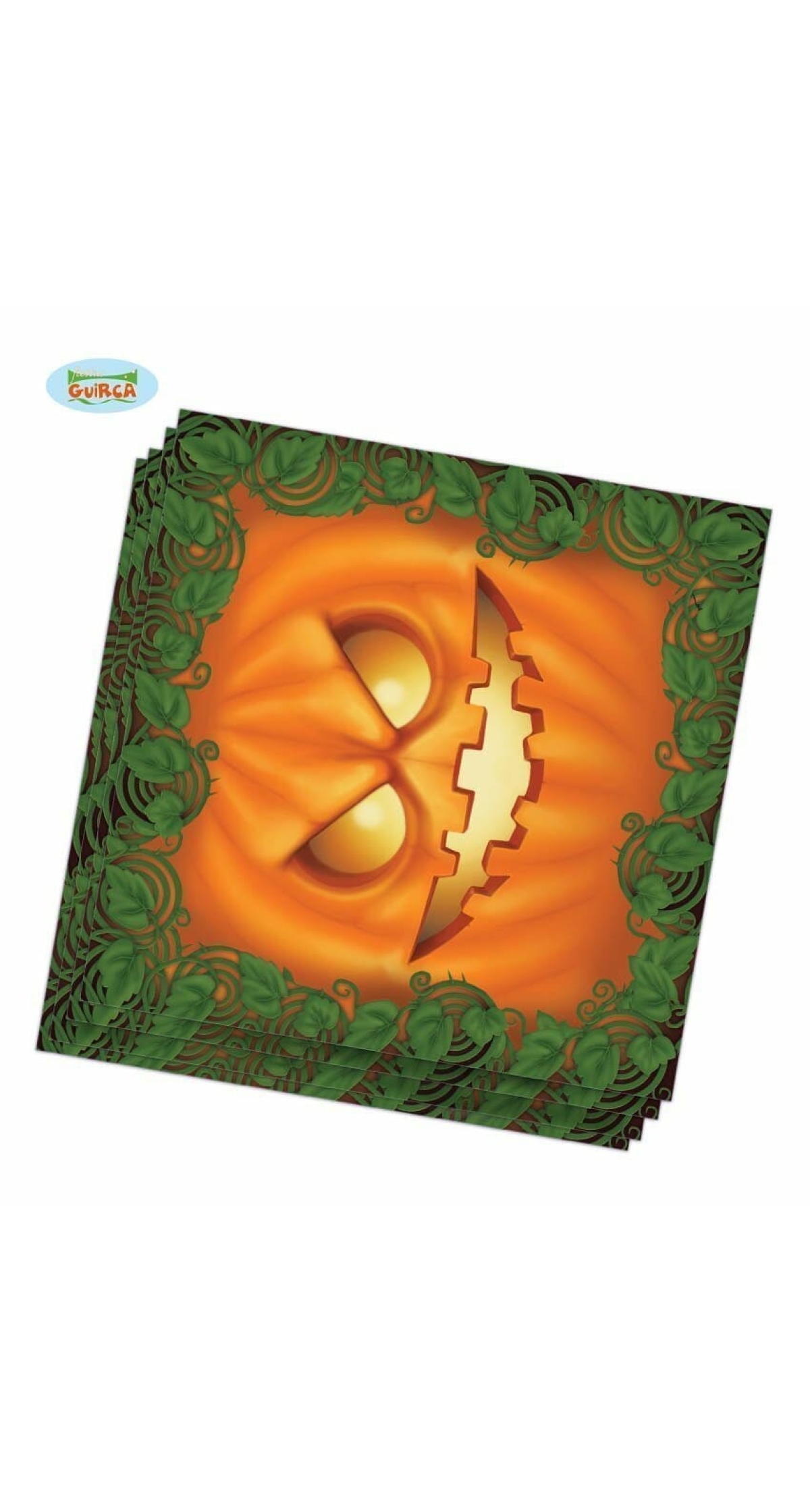 Pumpkin Halloween Napkins 33cm 20pk